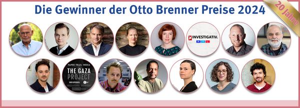 Preisträger*innen der Otto Brenner Preise 2024