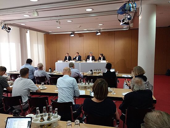 Pressekonferenz vom 8. August 2019