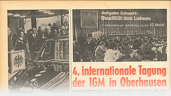 Ausschnitt Metall Zeitung Nr 09/1972, Seite 4. Ausschnitt Metall Zeitung Nr 09/1972, Seite 4.