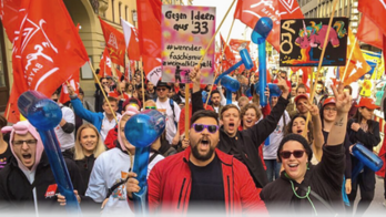 Die IG Metall Jugend weiß genau, wogegen sie demonstriert. Foto: Michael Hecker, IG Metall München.