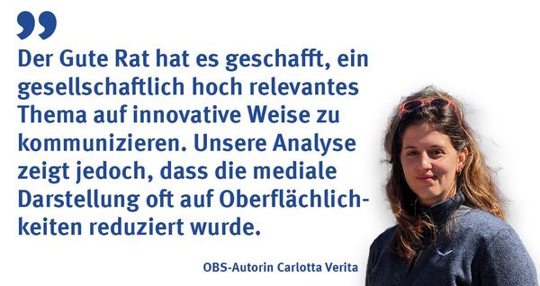 Statement OBS-Autorin Carlotta Verita
