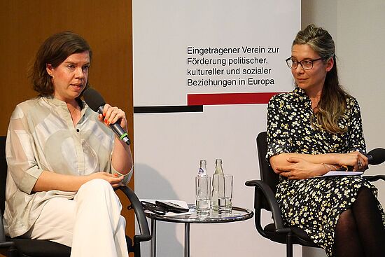 Jeannette Gusko, Sprecherin, Netzwerk 3te Generation Ost, Geschäftsführerin, CORRECTIV im Gespräch Jeannette Gusko, Sprecherin, Netzwerk 3te Generation Ost, Geschäftsführerin, CORRECTIV im Gespräch