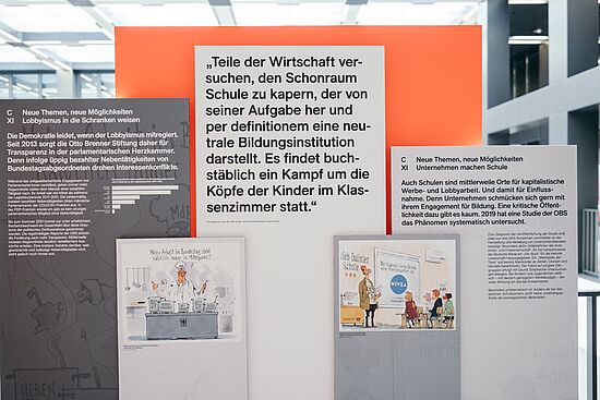 Ein Zitat aus der OBS-Studie „Wie DAX-Unternehmen Schule machen“.
