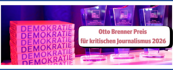 Otto Brenner Preis 2026