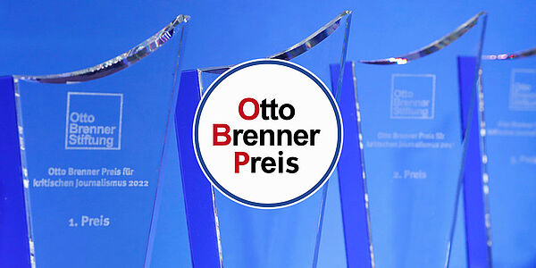 Grafik zur Ausschreibung des Otto Brenner Preis 2022