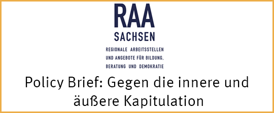 Policy Brief: Gegen die innere und äußere Kapitulation