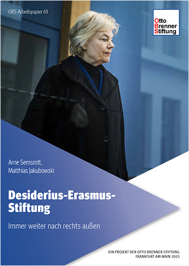 Desiderius-Erasmus-Stiftung: Immer weiter nach rechts außen