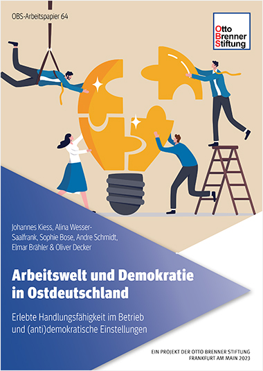 Cover "AP64: Arbeitswelt und Demokratie in Ostdeutschland"