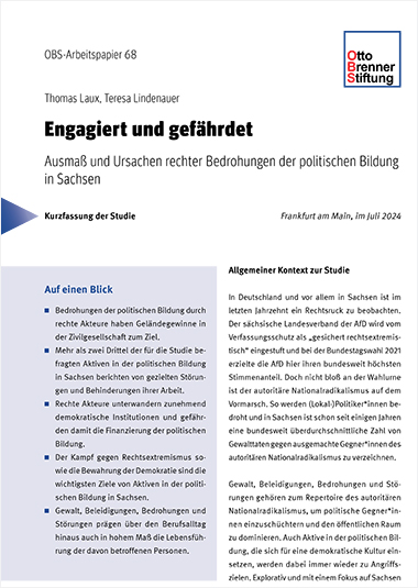 OBS-Arbeitspapier 68 - Kurzfassung