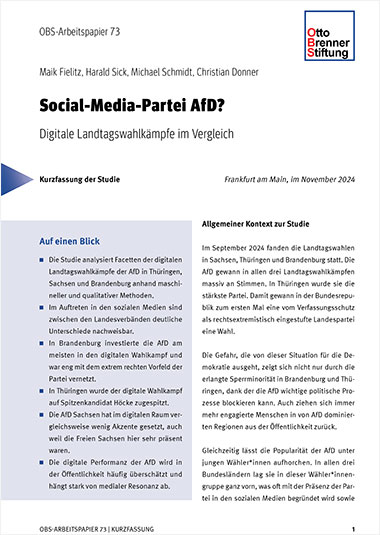 AfD und Social Media: Wahlkämpfe 2024 analysiert